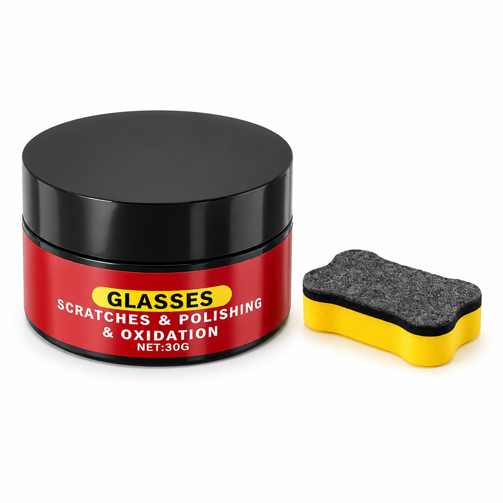 ClearPane™ Glass Scratch Remover Paste — Clearer Windshield Glass