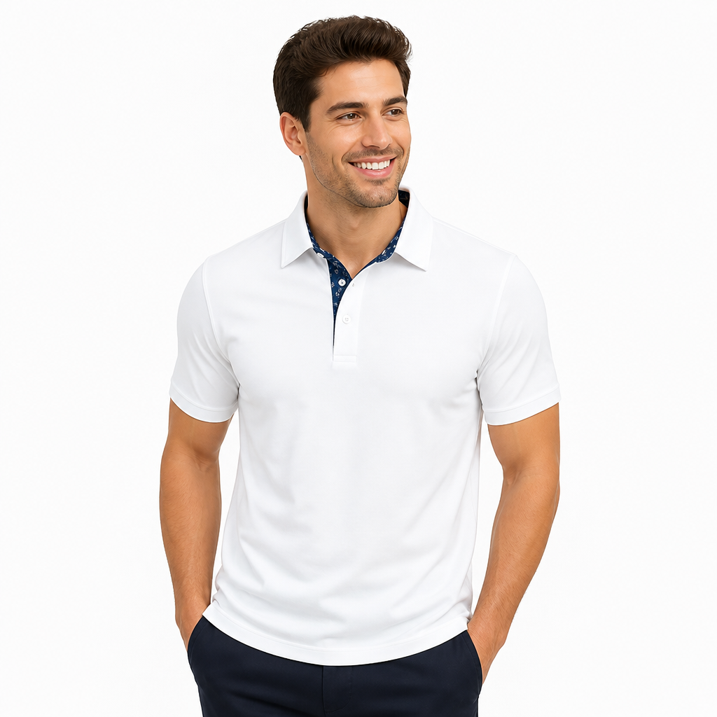 TeeLine™ Men's Stretch Golf Polo — Breathable, Sharp Fit