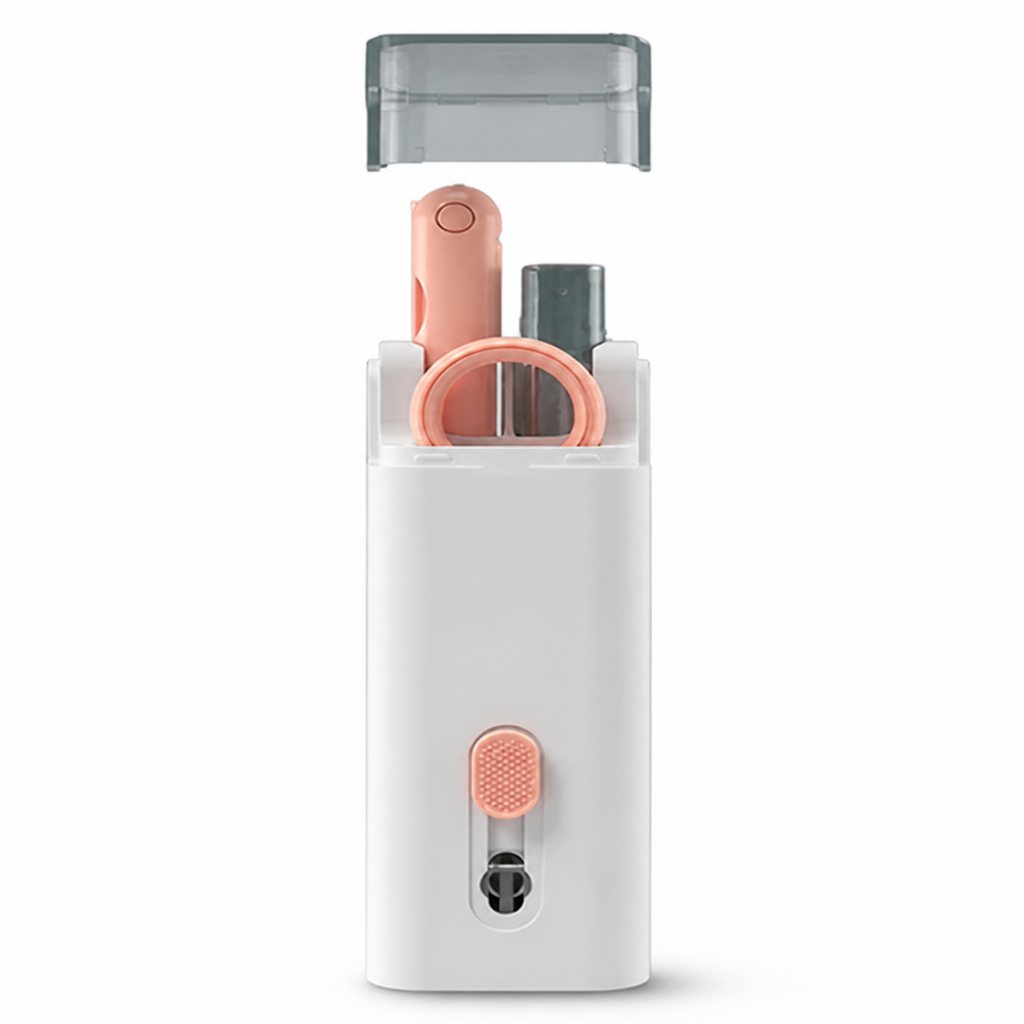 DustDart™ 7-in-1 Gadget Cleaning Pen — Spotless Earbuds & Keyboards