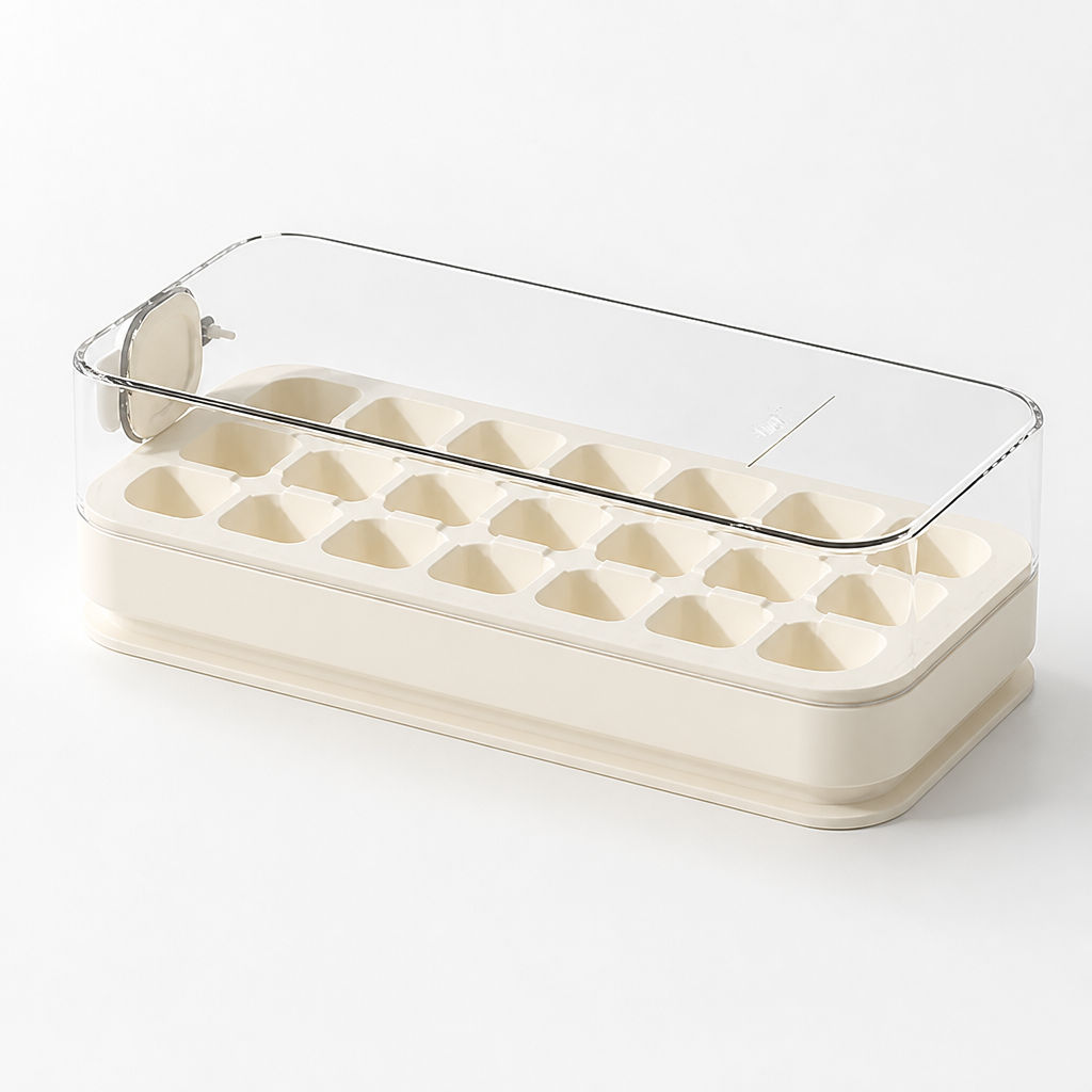 IceFresh™ - Leakproof Ice Cube Storage Tray