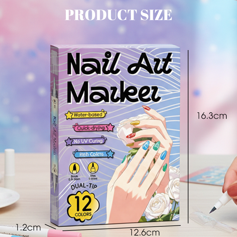 ColorMuse™ Dual-Tip Nail Art Pens — Create Stunning, Smudge-Free Nails That Grab Every Compliment Instantly