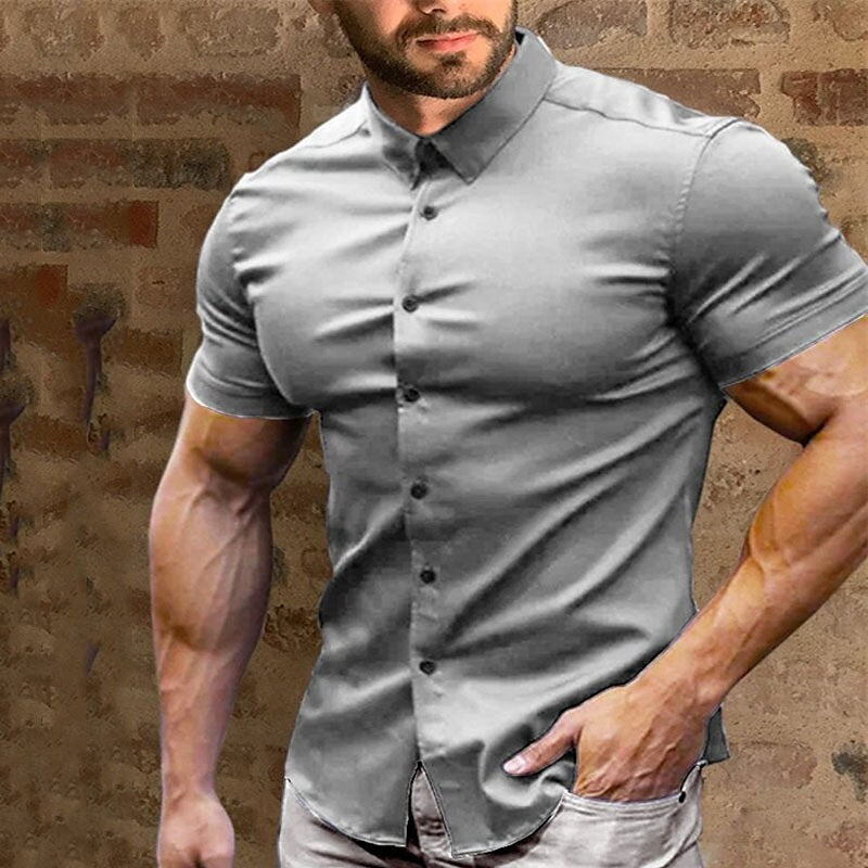 FlexFit™ - Men's Stretch Short-Sleeve Shirt