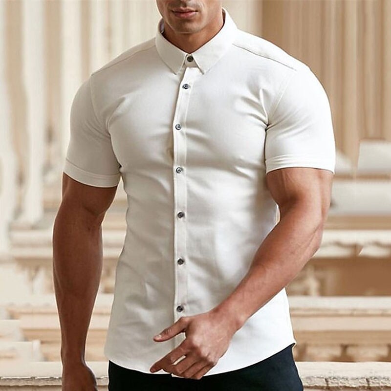 FlexFit™ - Men's Stretch Short-Sleeve Shirt