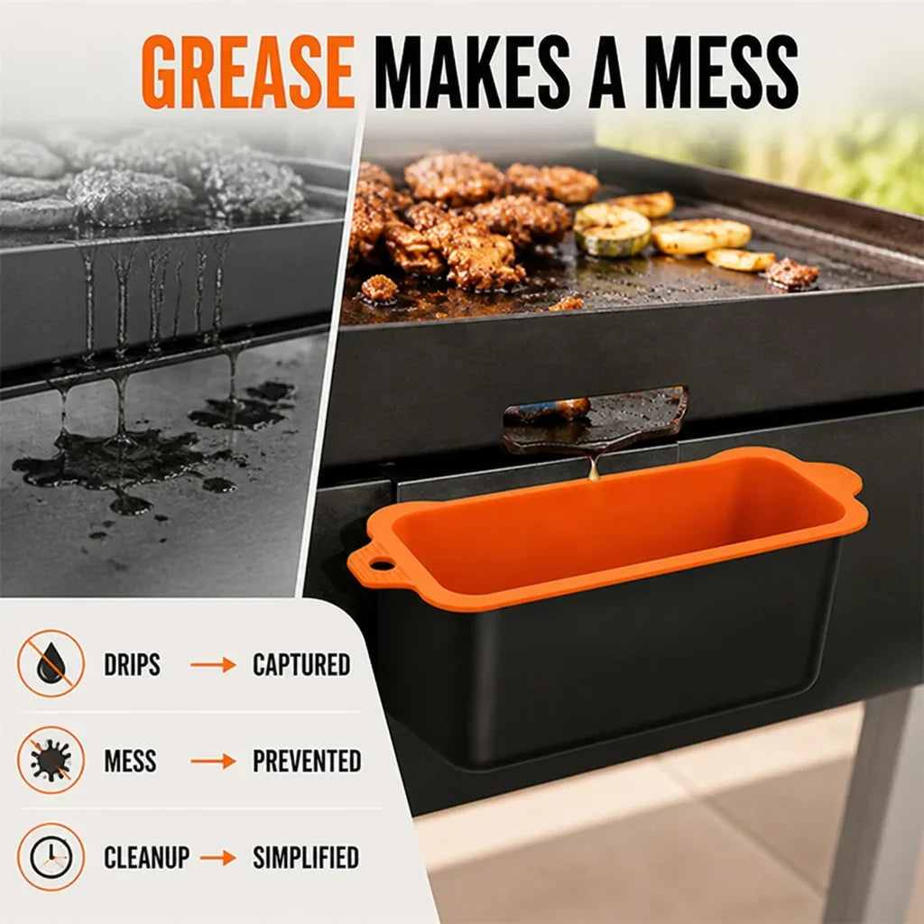 GreaseTray™ — Catch the Mess, Keep Grilling