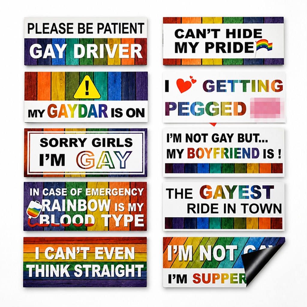 PrideRide™ — Magnetic Car Pride Decals