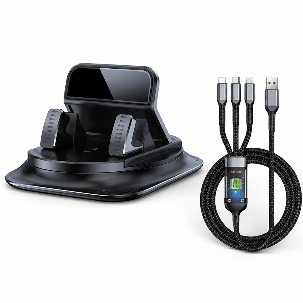 DashDock™ Car Phone Mount — Non-Slip 360° Dashboard Holder
