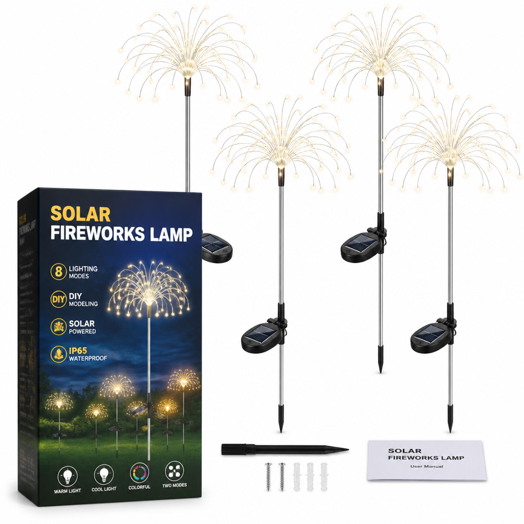 Glimmerfield™ Solar Firework Garden Lights — Sparkling Night Glow