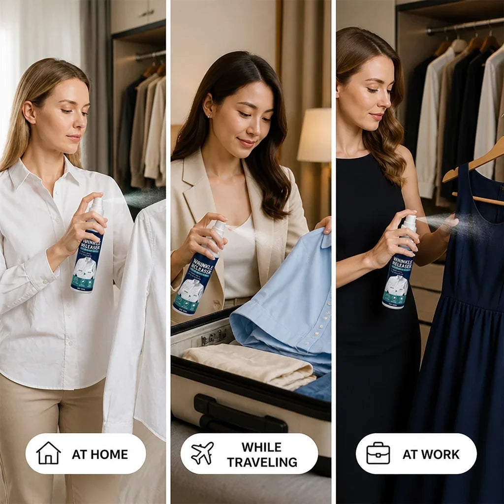 WrinkleAway™ — Smooth Clothes in Seconds
