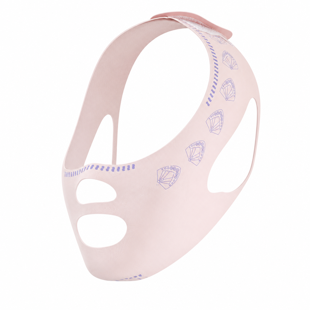 SculptNap™ V-Line Face Wrap — Soft Overnight Contour Strap