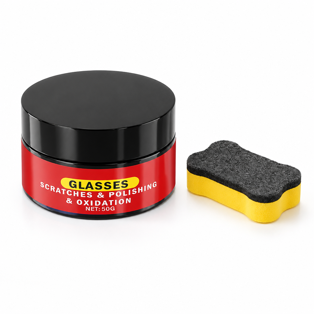 ClearPane™ Glass Scratch Remover Paste — Clearer Windshield Glass