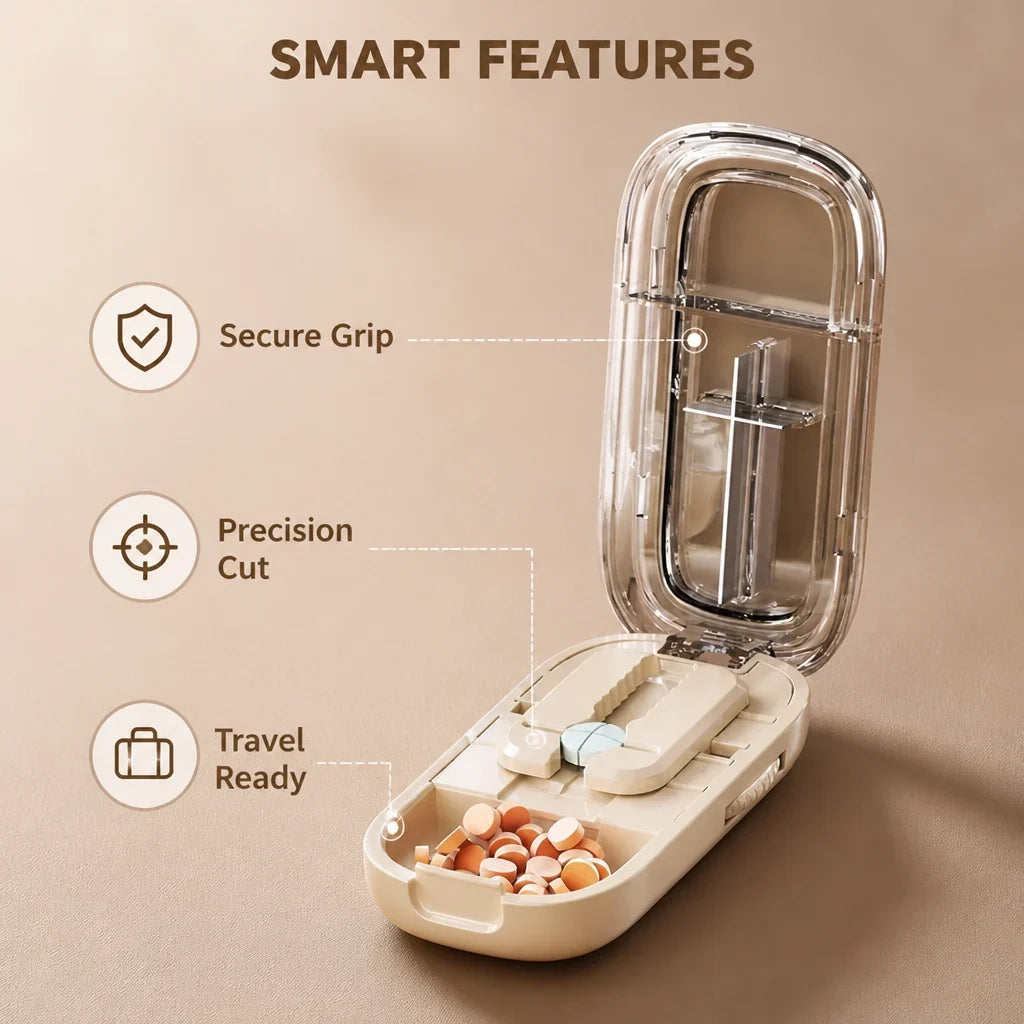 MedSplit™ — Convenient Pill Cutting for Everyday Use