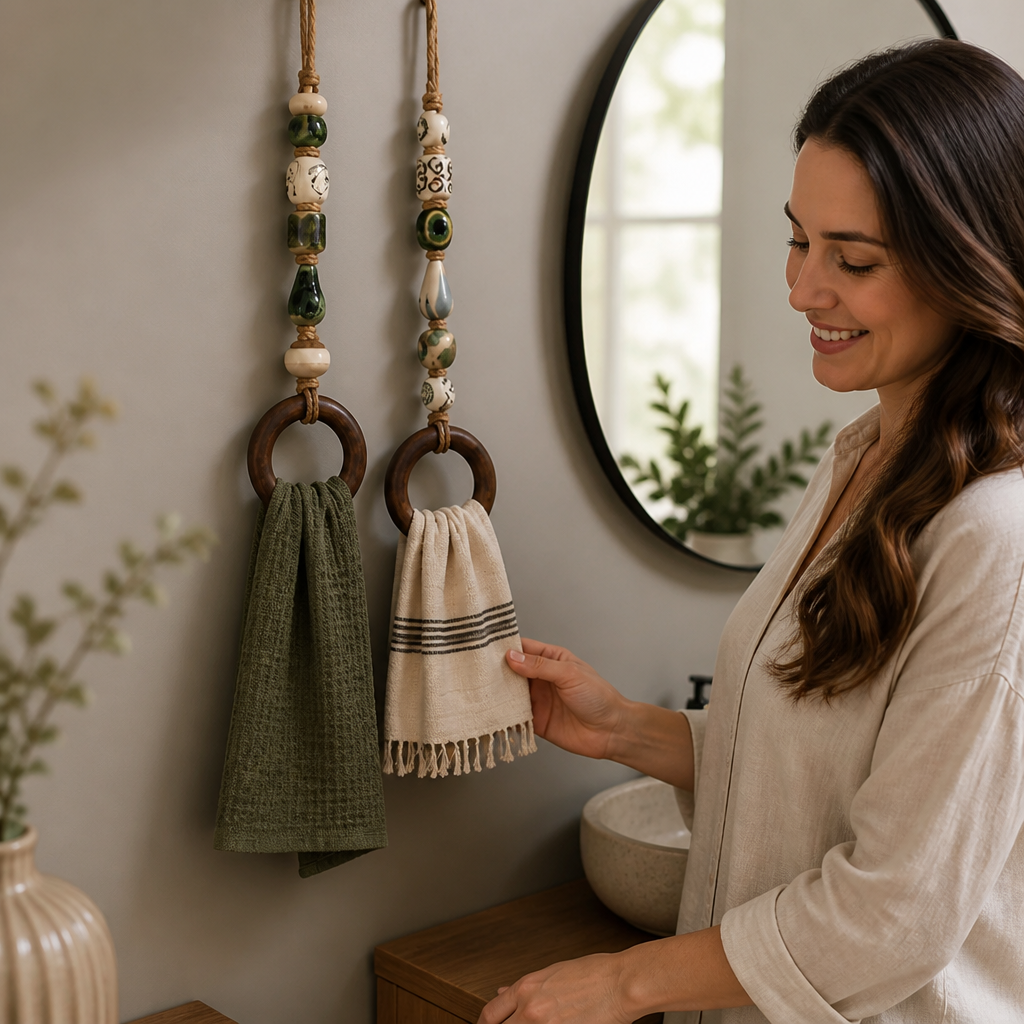 HearthCharm™ — Stylish Hanging Towel Decor