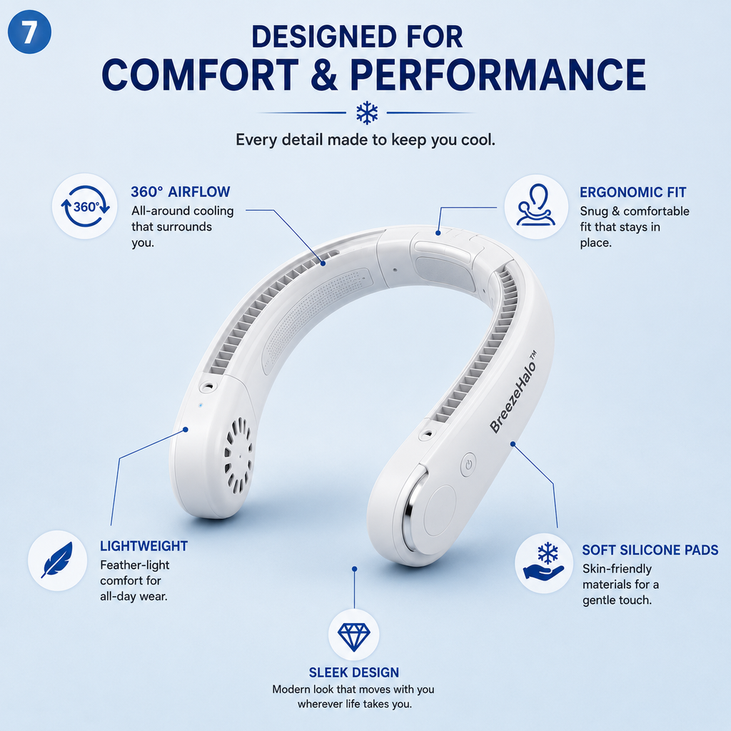 BreezeHalo™ — Cool Confidence That Moves with You All Day Long