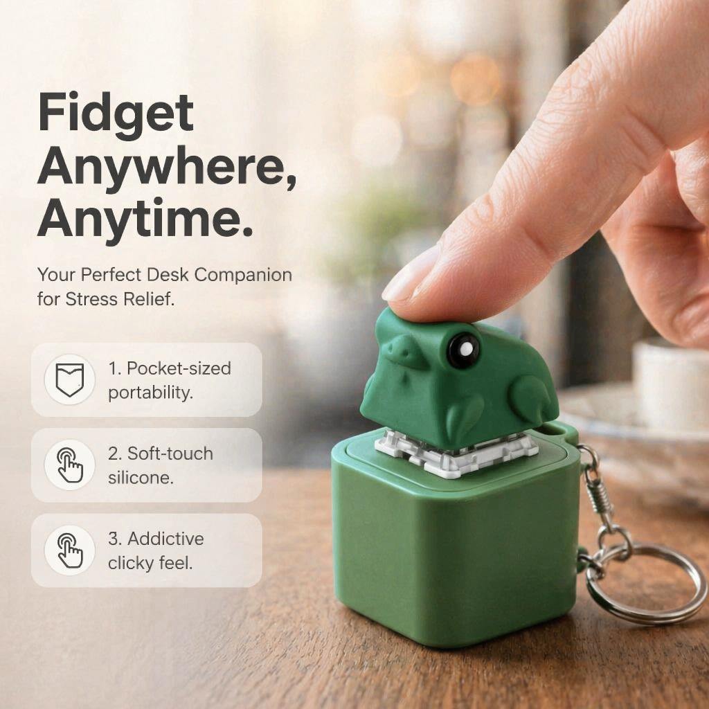 FrogPop™ — A Fun Little Fidget for Busy Hands