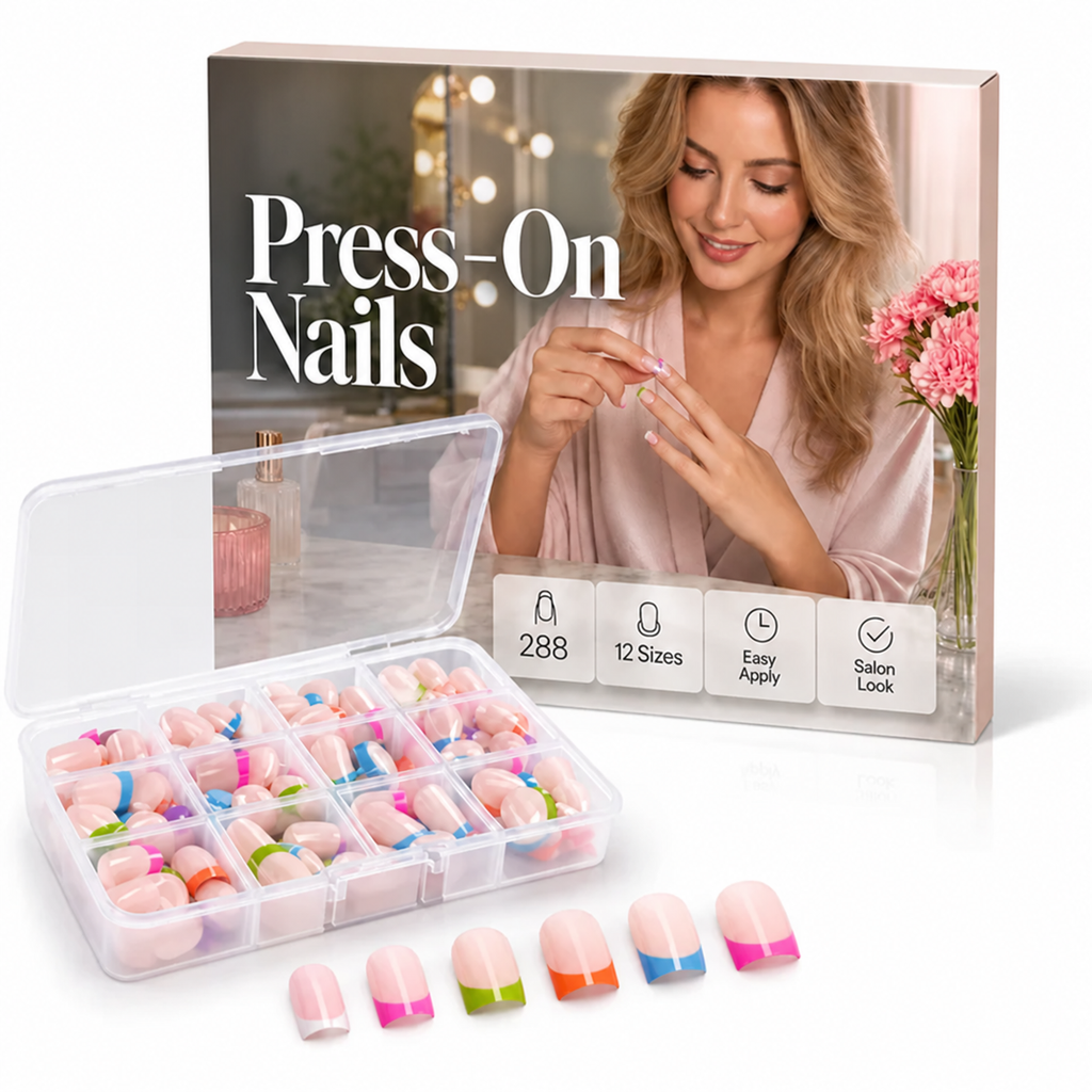 NailNook™ Press-On Nails Kit — Salon Look at Home