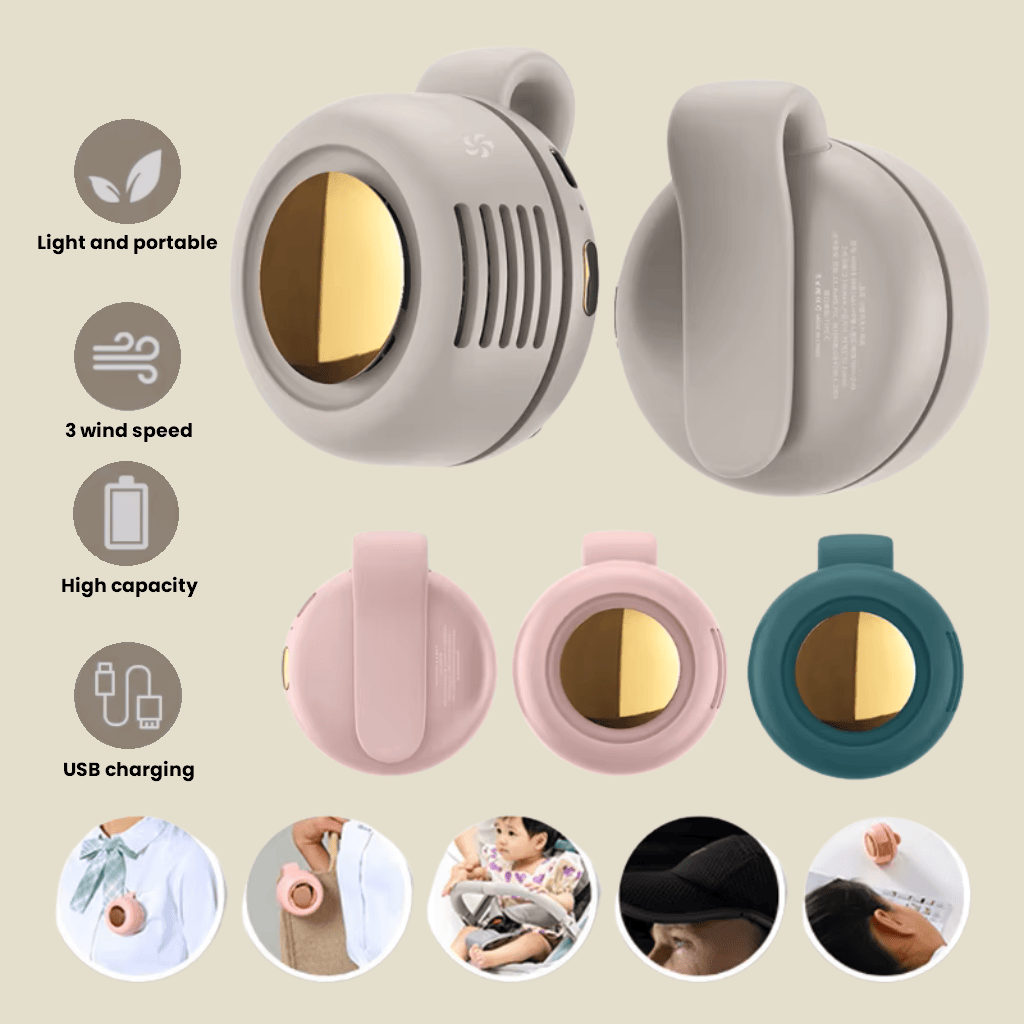 BreezeMini™ — Personal Cooling Wherever You Go