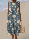 AUBREY | Boho Midi Dress