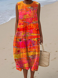 HOLLY | Sunset Midi Dress