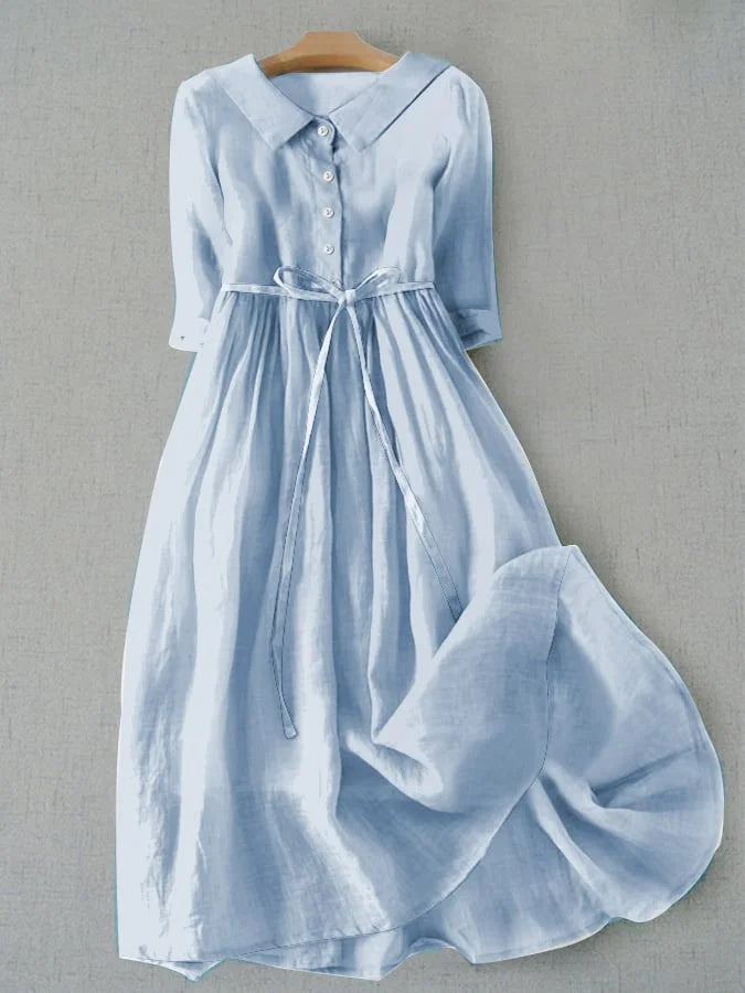 KYLIE | Women's Summer Lace-Up Waist Dress - Timeless Comfort & Style