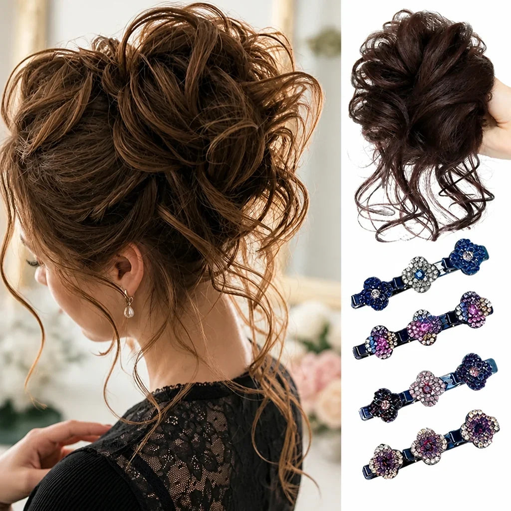 BunBloom™ — Full, Fluffy Hair in Seconds