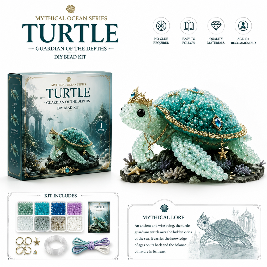 ReefBead™ 3D Ocean Animal Bead Kit — Craft Your Own Sea Creature
