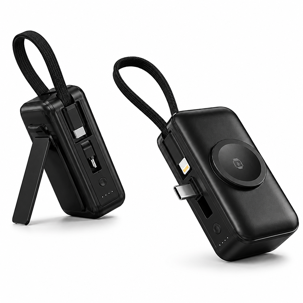 ChargeKnot™ 3-in-1 Mini Power Bank