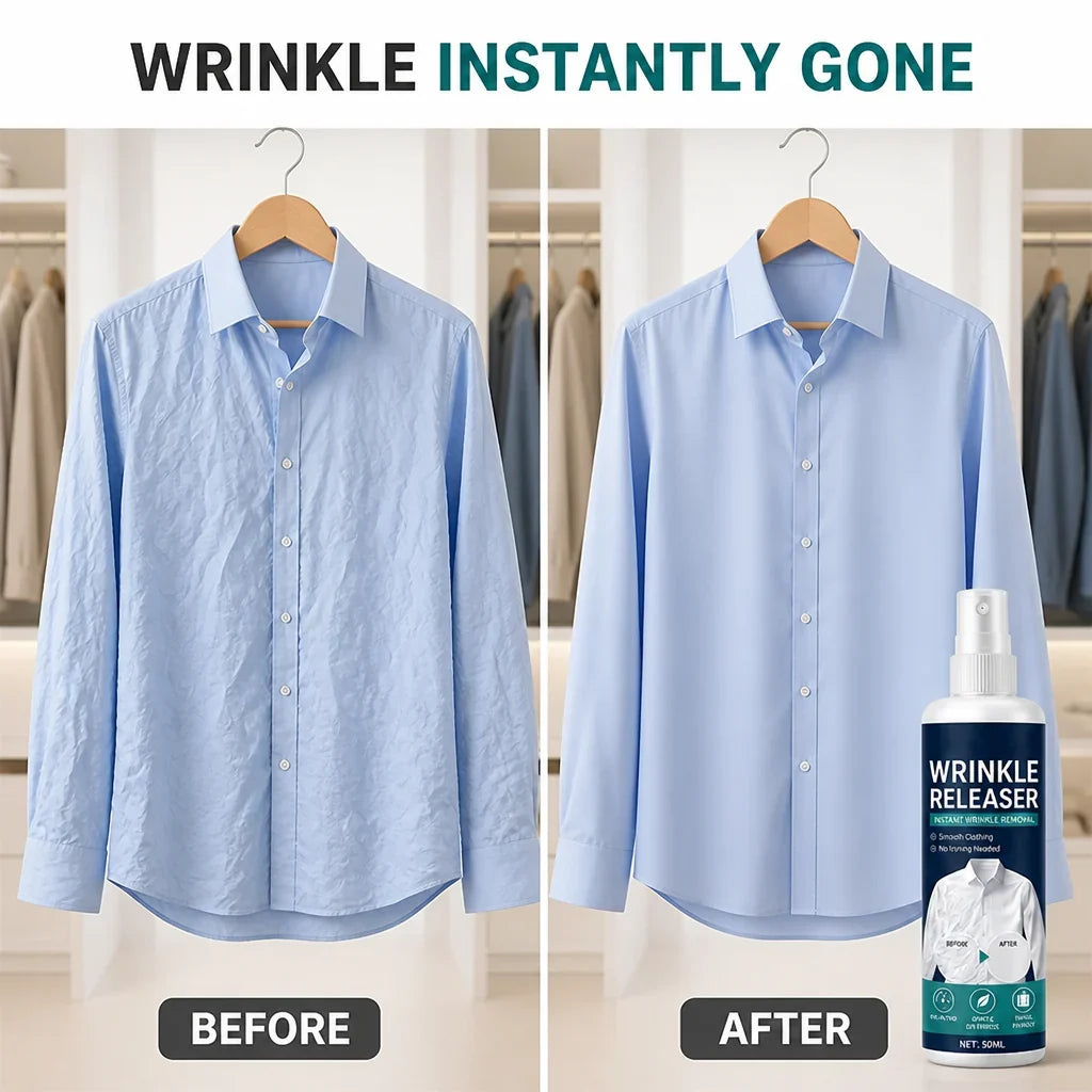 WrinkleAway™ — Smooth Clothes in Seconds