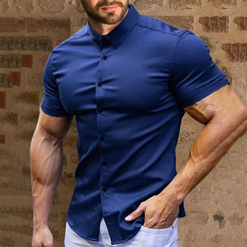 FlexFit™ - Men's Stretch Short-Sleeve Shirt