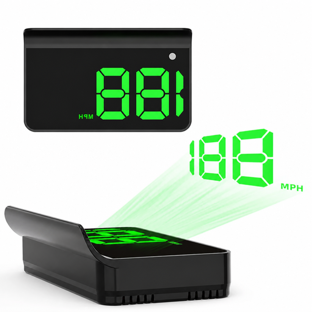 RoadView™ GPS Head-Up Speed Display — Plug & Play HUD