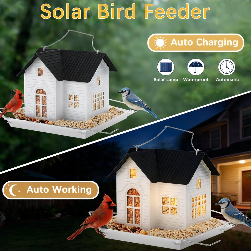 GlowNest™ — Transform Your Garden into a Magical Evening Haven Filled with Birds and Warm Light