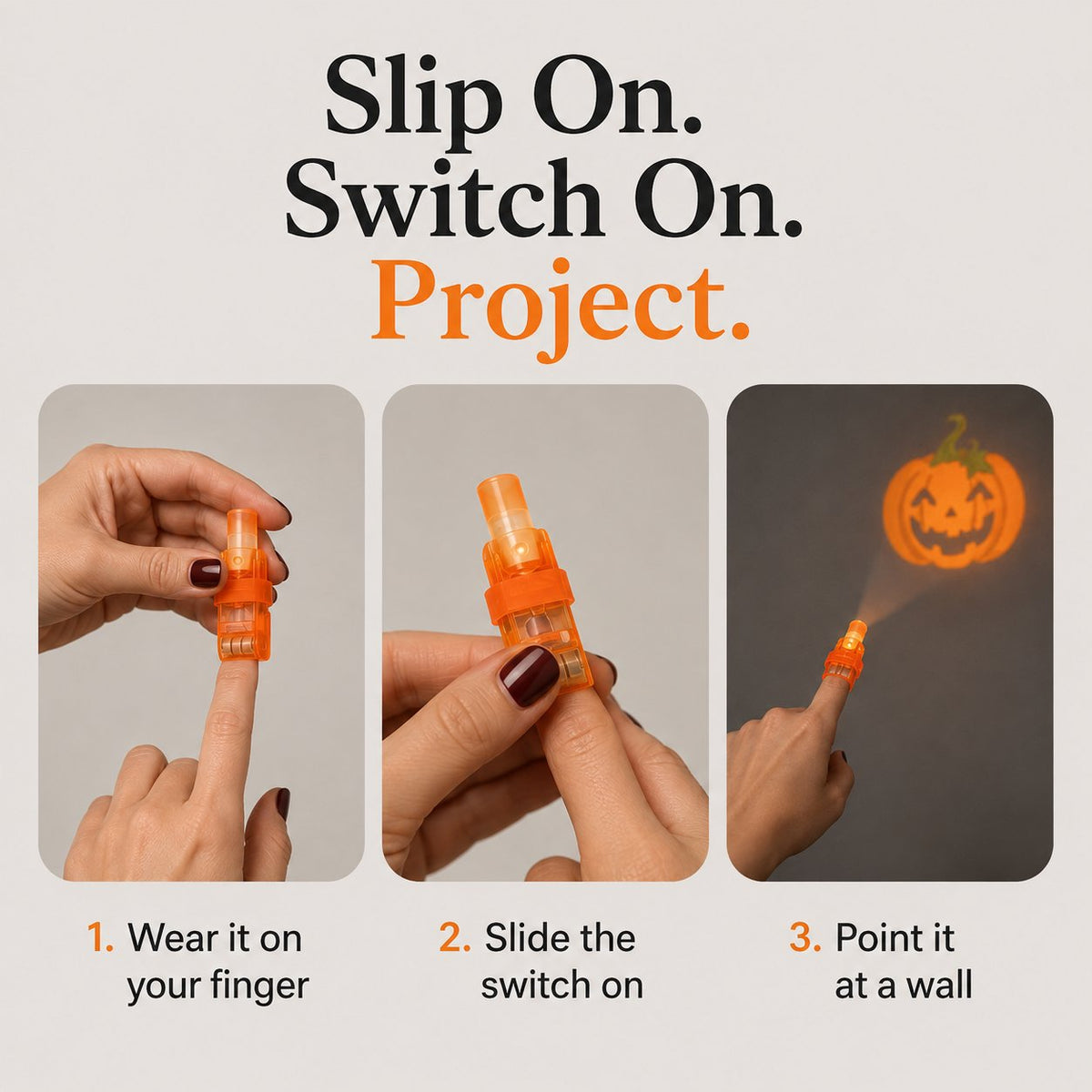SpookBeam™ — Turn Any Wall Into Halloween Fun