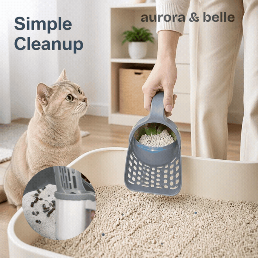 Scoop & Go™ - Cat Litter Scoop with Waste Holder