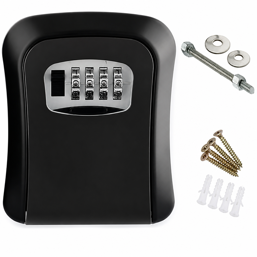 KeyVault™ — Secure Wall-Mounted Key Box