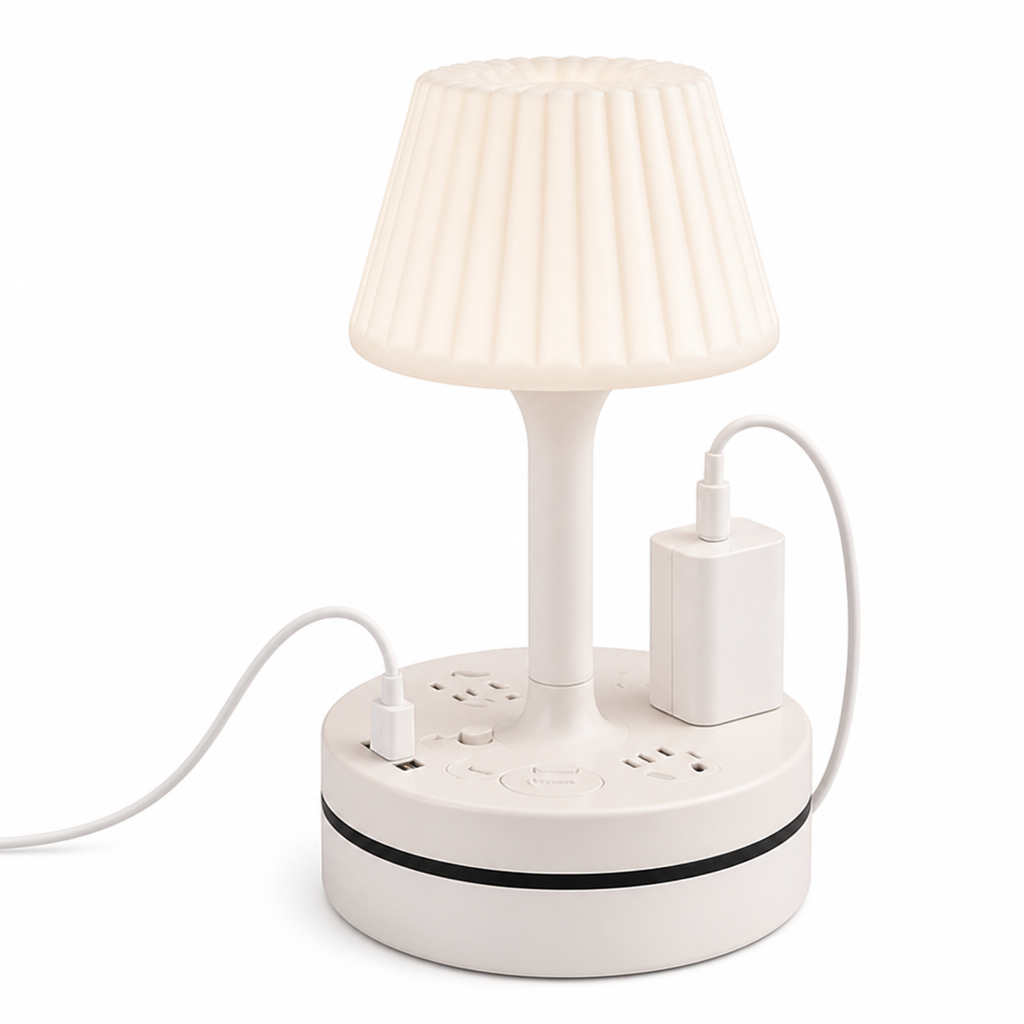 GlowBase™ — Warm Lighting, Smart Charging