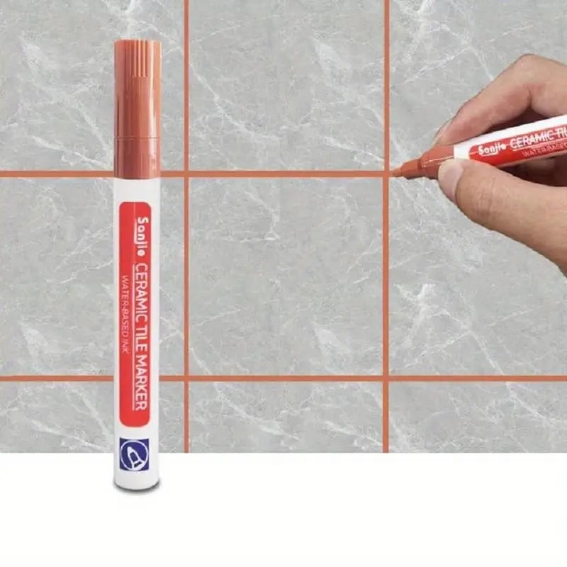 LumaSeal™ Grout Renewal Pen — Instantly Restore Stunning, Mold-Free Grout You’ll Love Showing Off