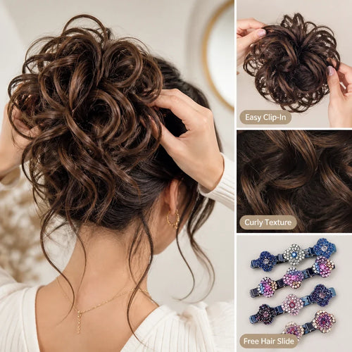 BunBloom™ — Full, Fluffy Hair in Seconds