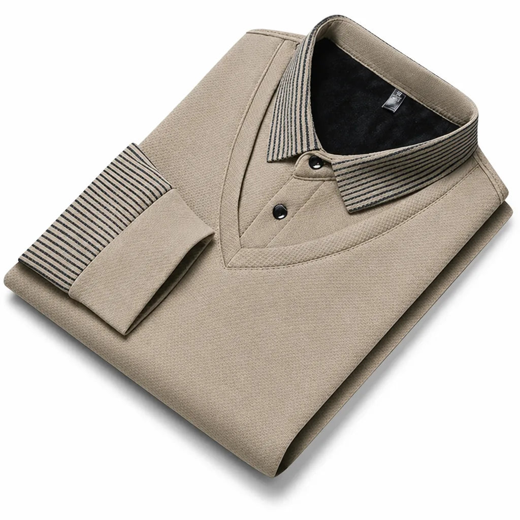 Brookvale™ Men's Fleece-Lined 2-in-1 Collared Sweater