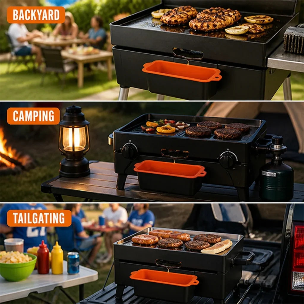 GreaseTray™ — Catch the Mess, Keep Grilling