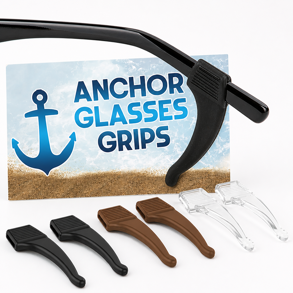 EarLock™ Anti-Slip Glasses Ear Grips — Comfortable Silicone Hooks