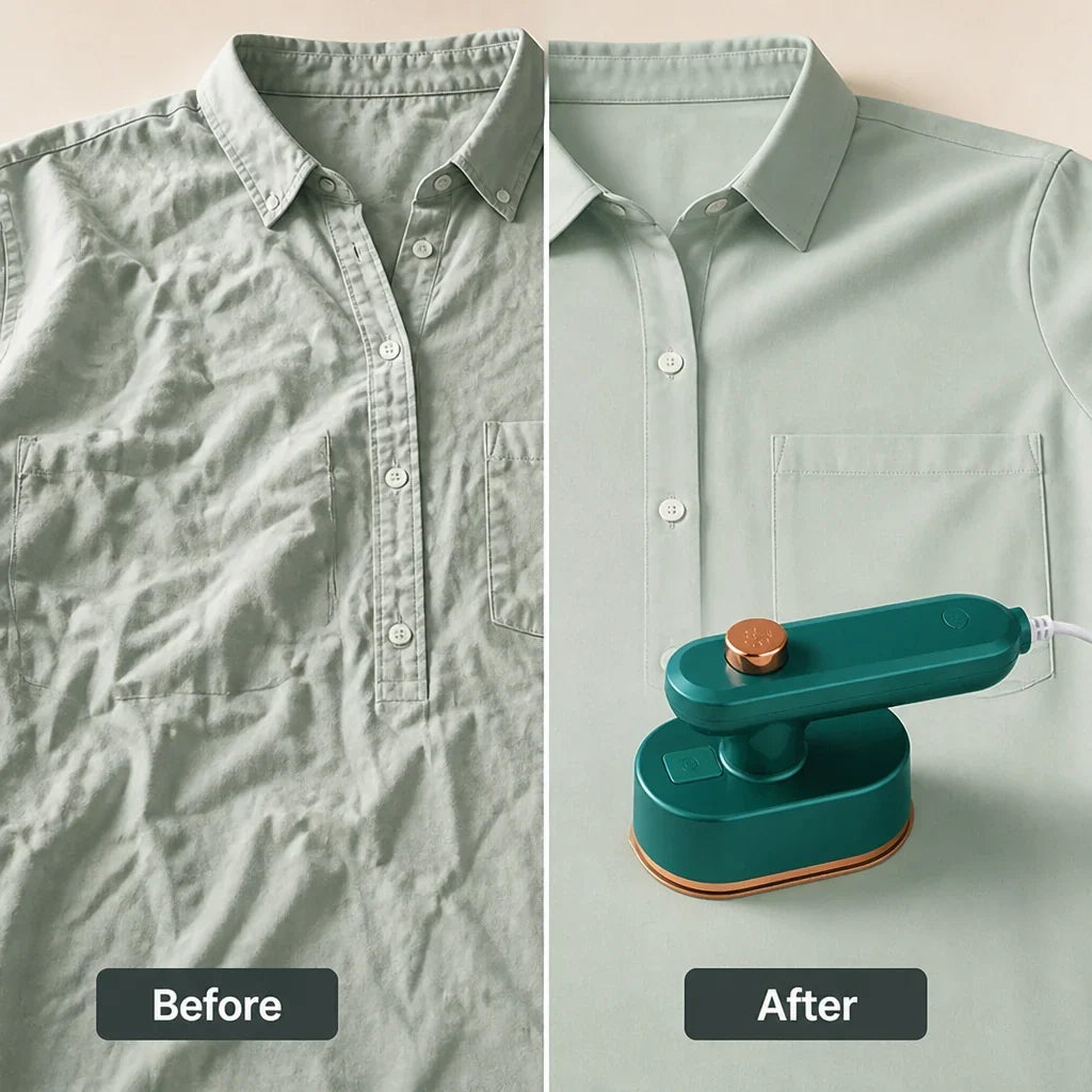 Presselle™ — Compact Steam Care for Everyday Clothing