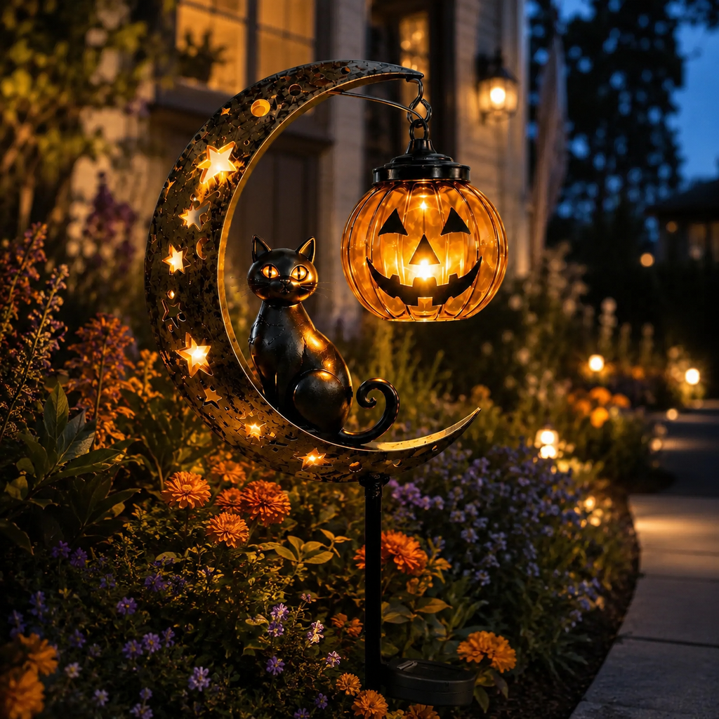 HarvestHalo™ Garden Stake Light — Ignite Your Yard with Warm, Magical Halloween Glow