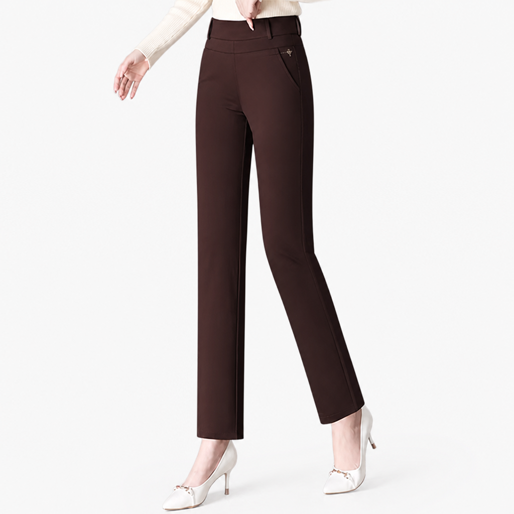 Corrine™ Stretch Suit Pants — Curve-Hugging Office Fit