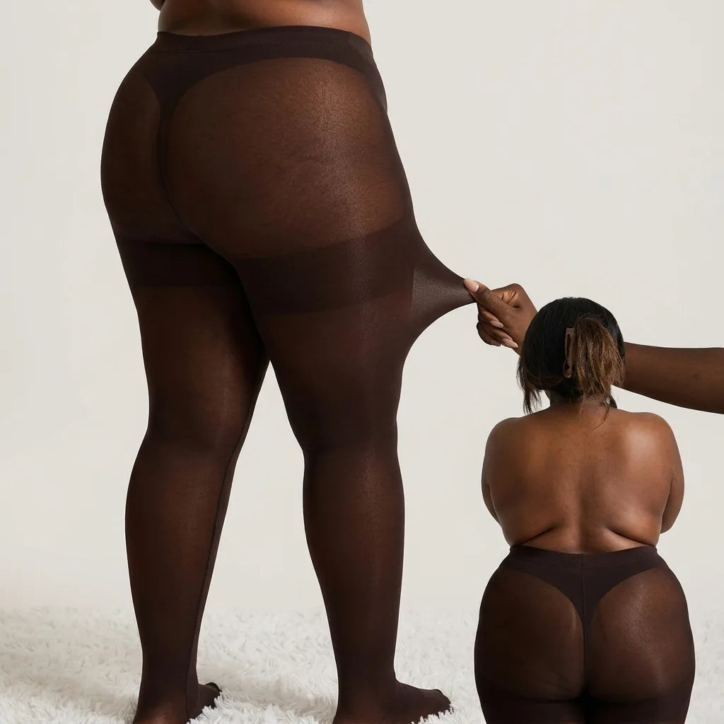 Toastia™ Fleece-Lined Sheer-Look Tights