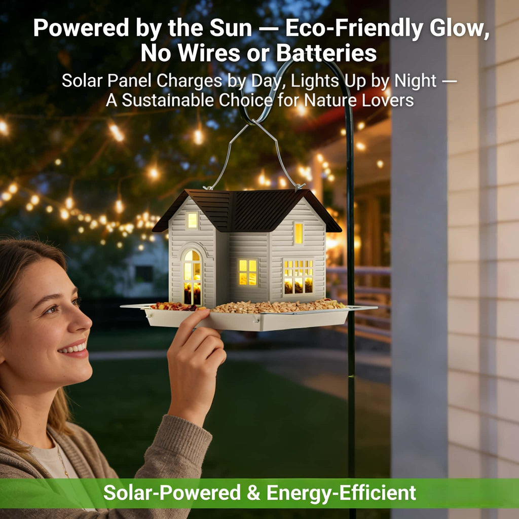 GlowNest™ — Transform Your Garden into a Magical Evening Haven Filled with Birds and Warm Light