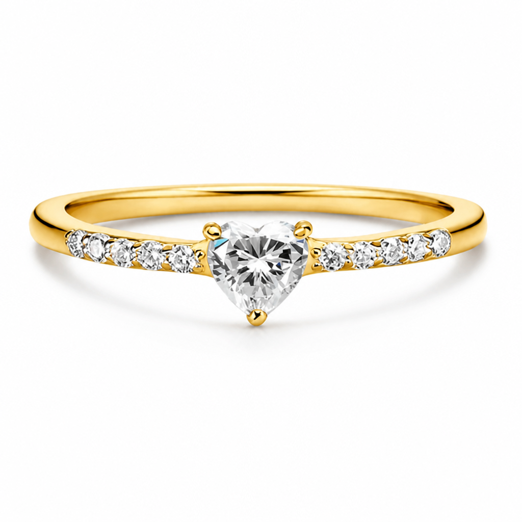HeartCharm™ — Sparkling Heart Crystal Ring