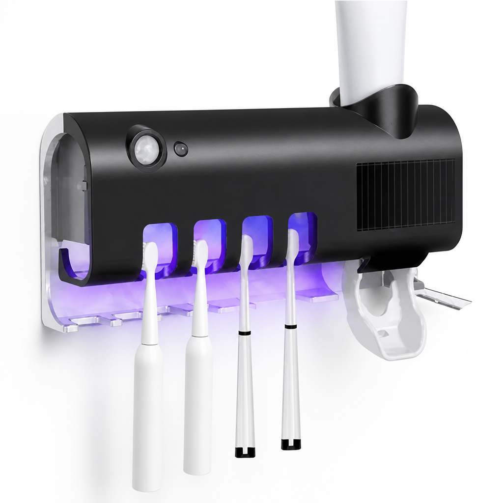 BrushVault™ — Wall-Mounted Toothbrush Storage
