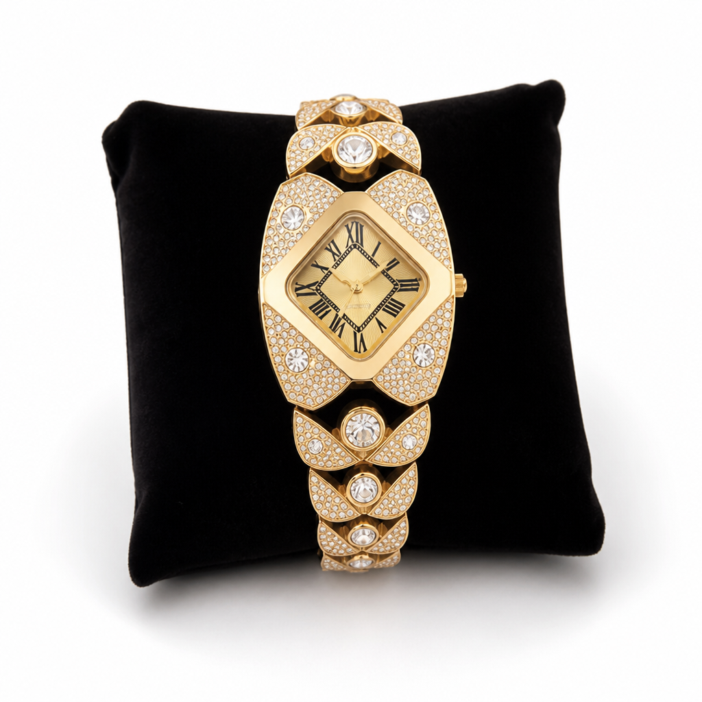 Aurelia™ - Timeless Crystal Elegance Watch