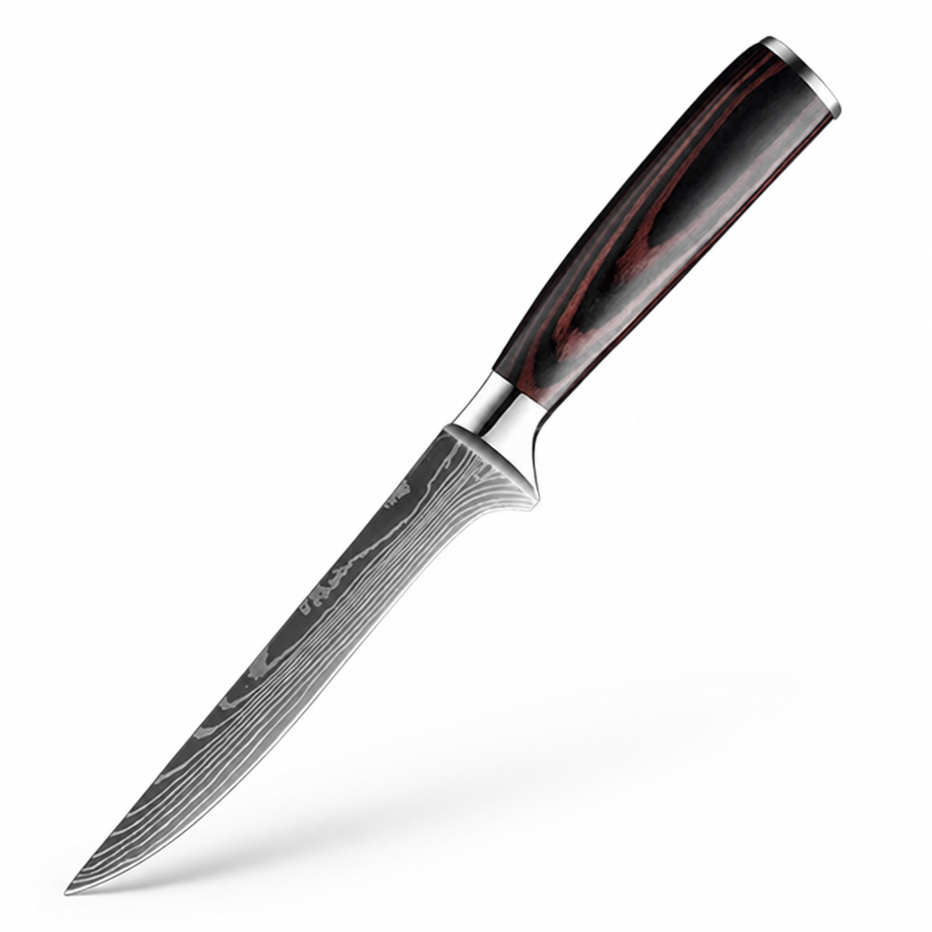 Kaizora™ 9-Piece Damascus-Pattern Knife Set — Sharp, Precise Slicing
