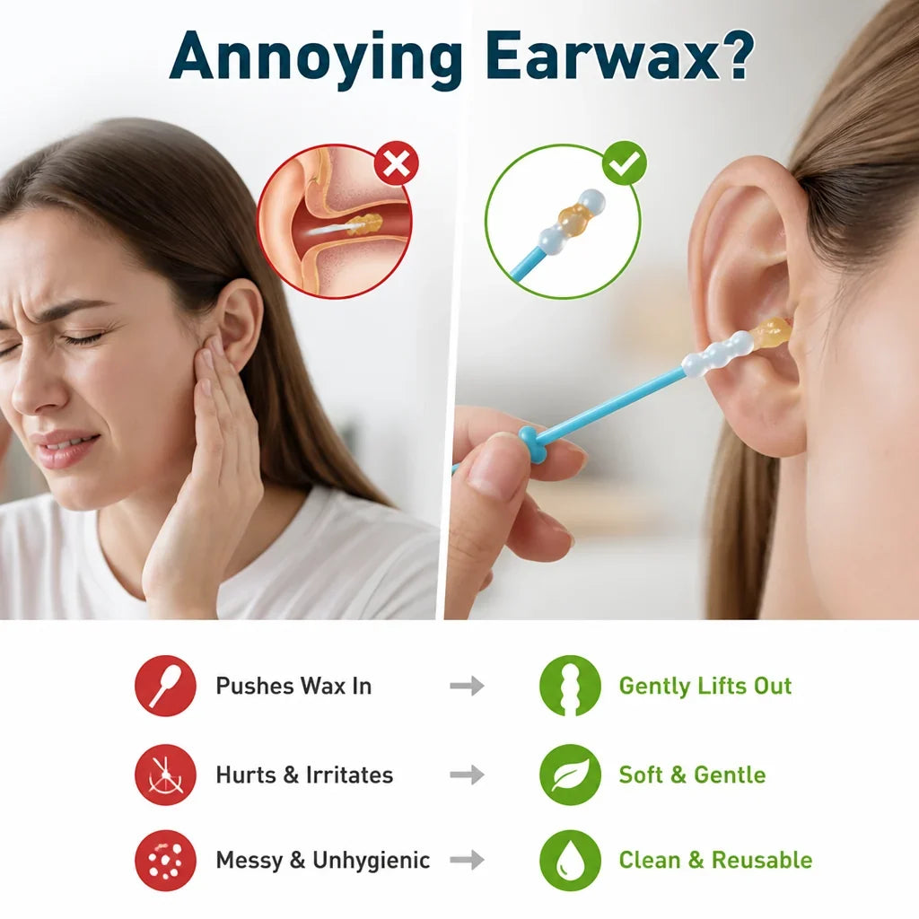 WaxWand™ — A Simple Way to Tackle Earwax— Feel the Freedom of Pain-Free, Deep-Clean Ears Instantly