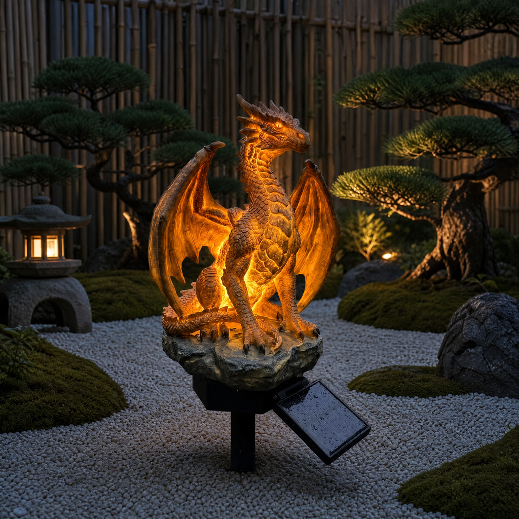 MythraFlame™ Garden Guardian — Ignite Enchantment and Cozy Warmth in Every Night